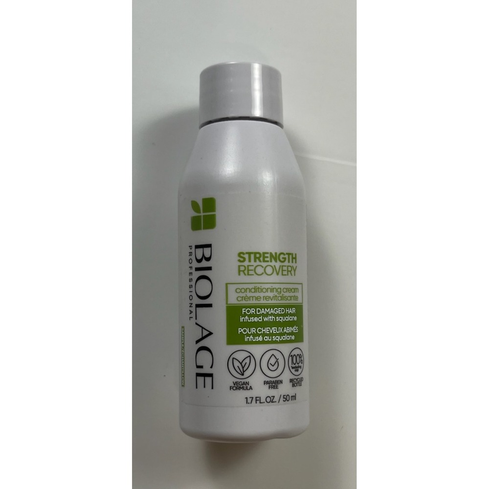 Biolage Strength Recovery Conditioning Cream Damaged Hair Squalane 1.7oz Travel